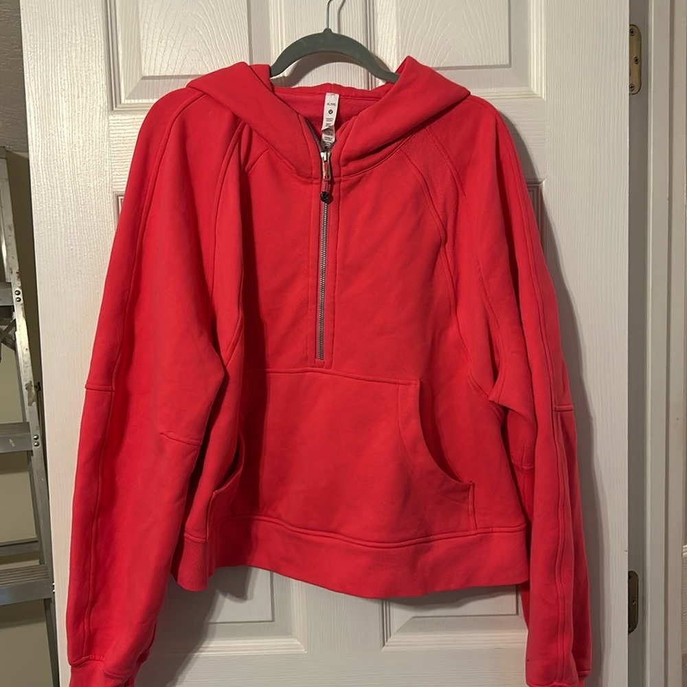 Lululemon scuba half zip with hood. Xl/xxl